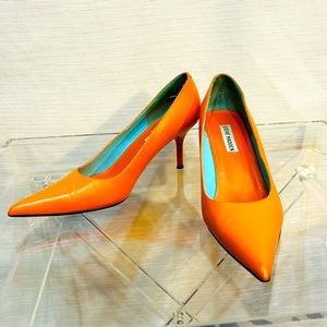 Steve Madden orange vintage original Y2K heels